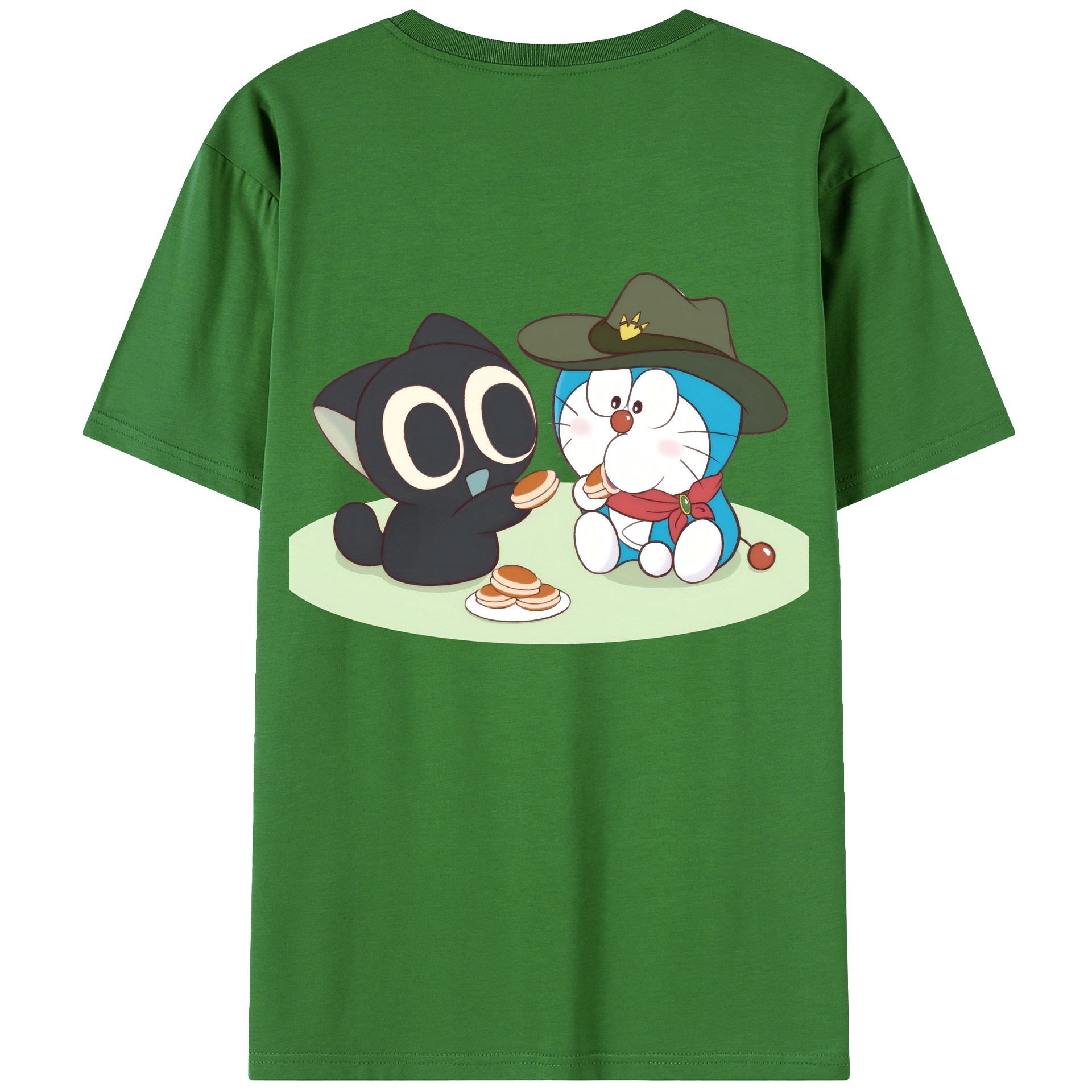 （画像用） ドラえもん Doraemon レディース半袖Tシャツ(バックプリント)
